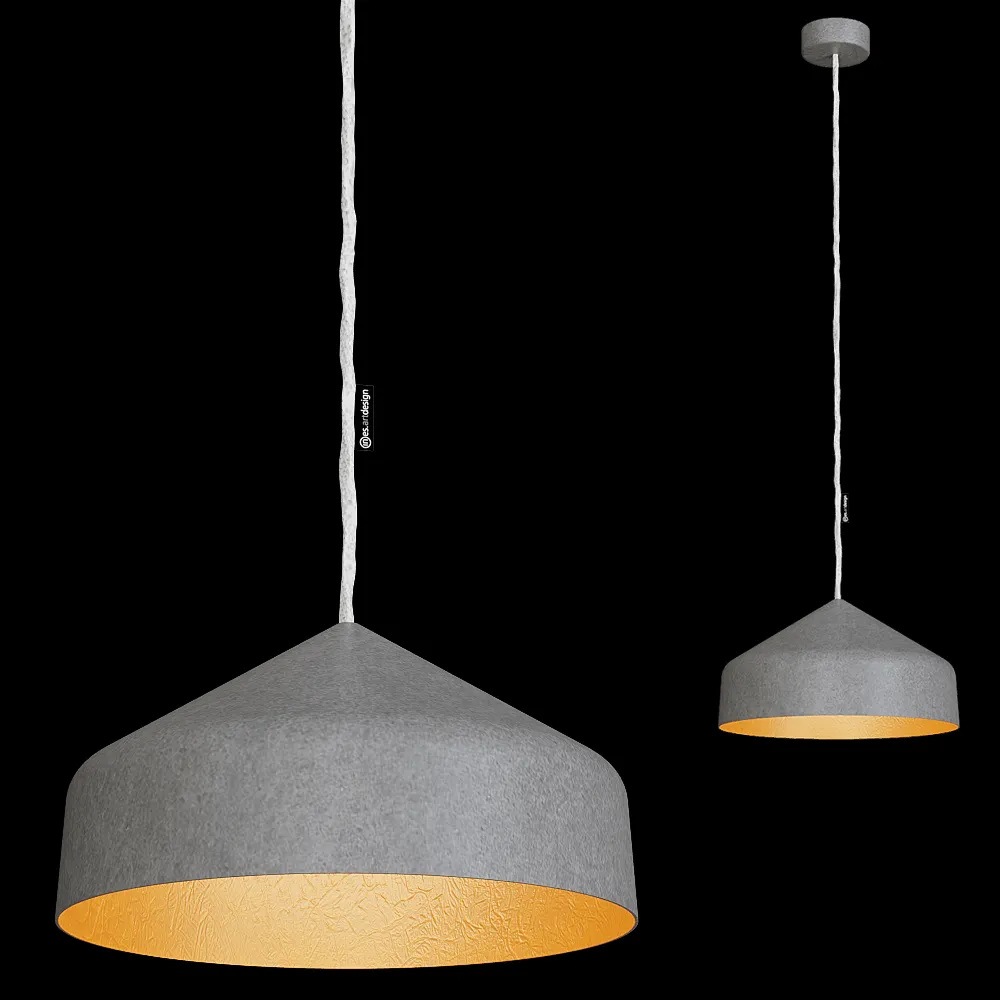 In-es.artdesign – Pendant lamp Cyrcus cemento 3ds Max