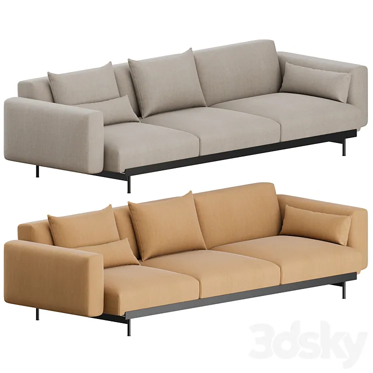 IN SITU 3 Seater Sofa by Muuto 3DS Max Model