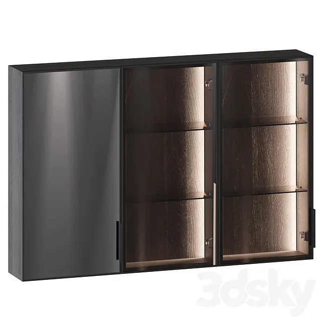 INBANI STRATO Glass Doors furniture units 3DSMax File