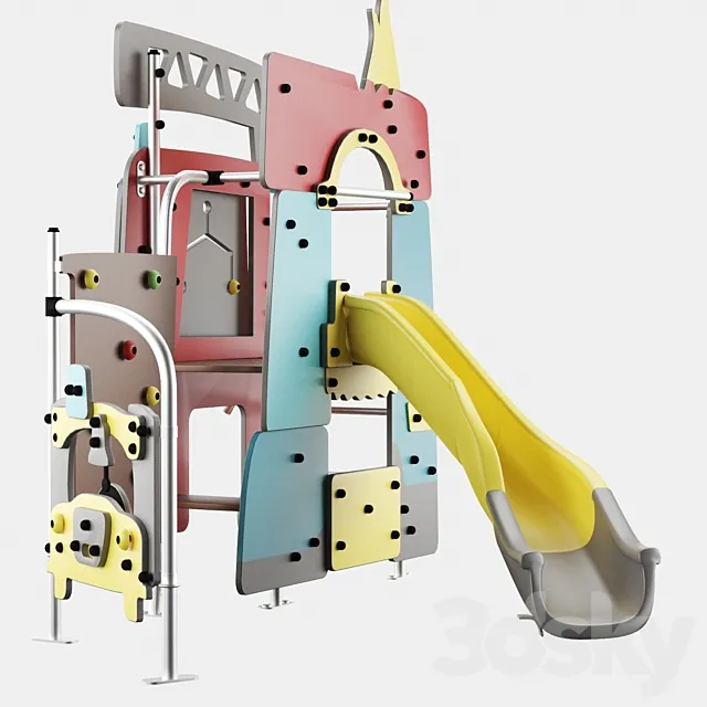 Inclusive Playground Proludic 3DS Max Model