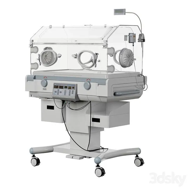 Incubator for newborns of JW Medical i-1000 3dsMax Model