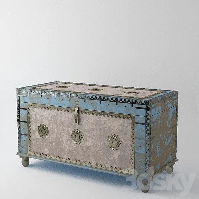 Indian Chest 3DS Max Model