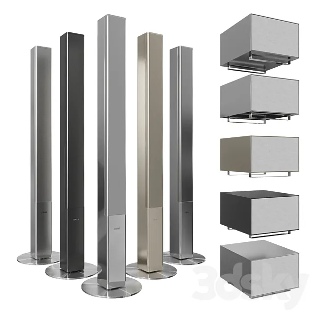 Individual Sound Subwoofer Highline & Stand Speaker Loewe 3ds Max