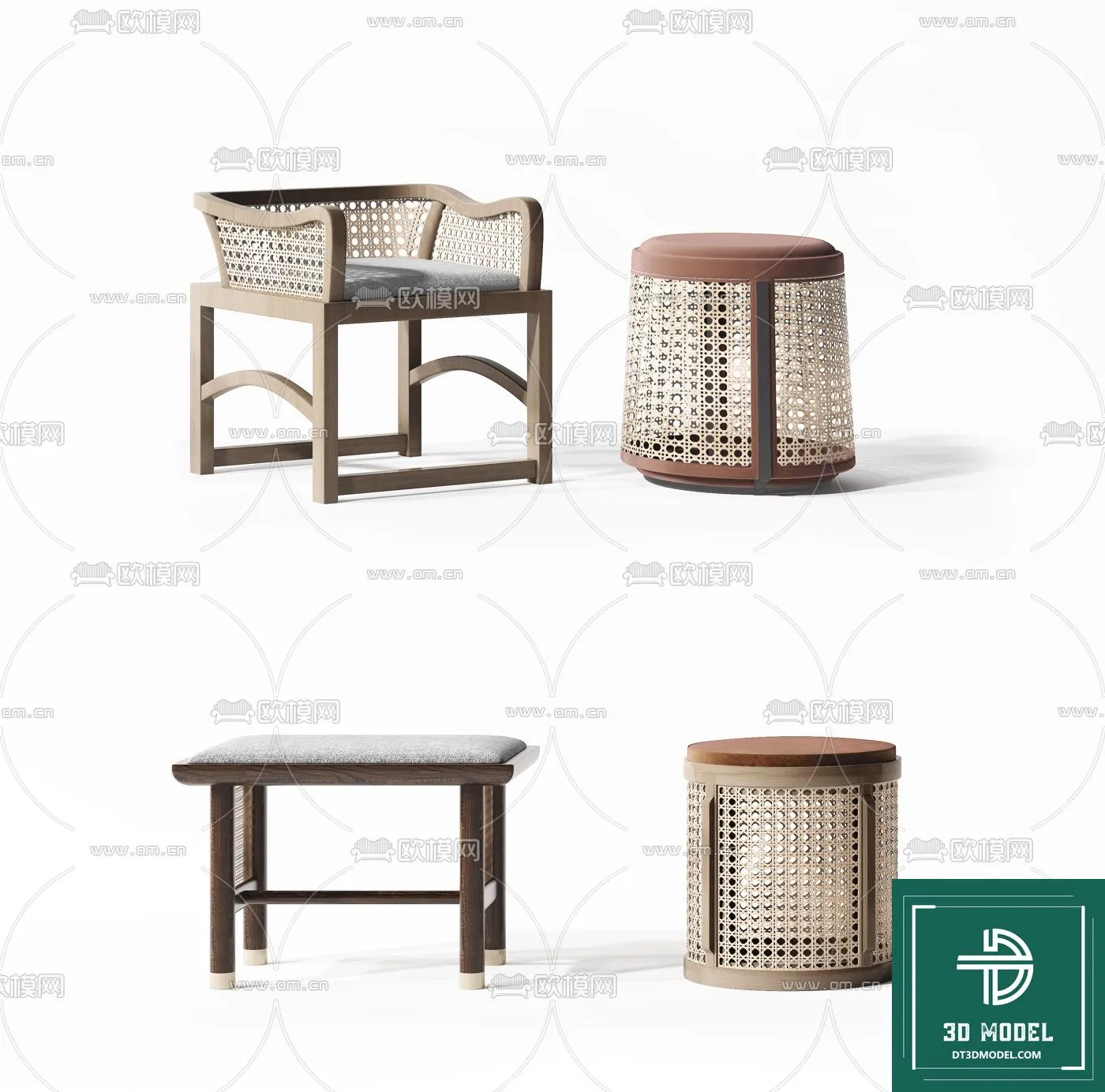 INDOCHINE STYLE – 3D MODELS – 126