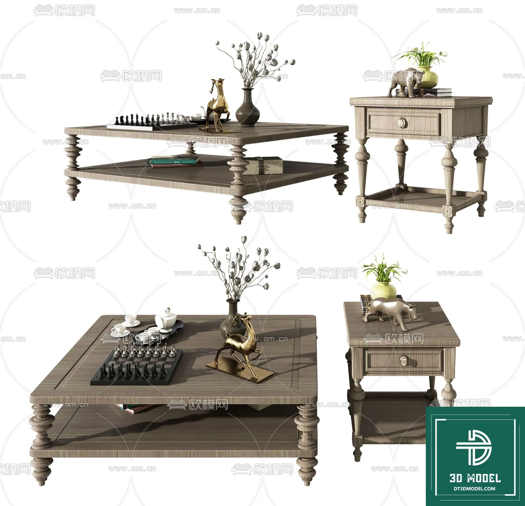 INDOCHINE STYLE – 3D MODELS – 433