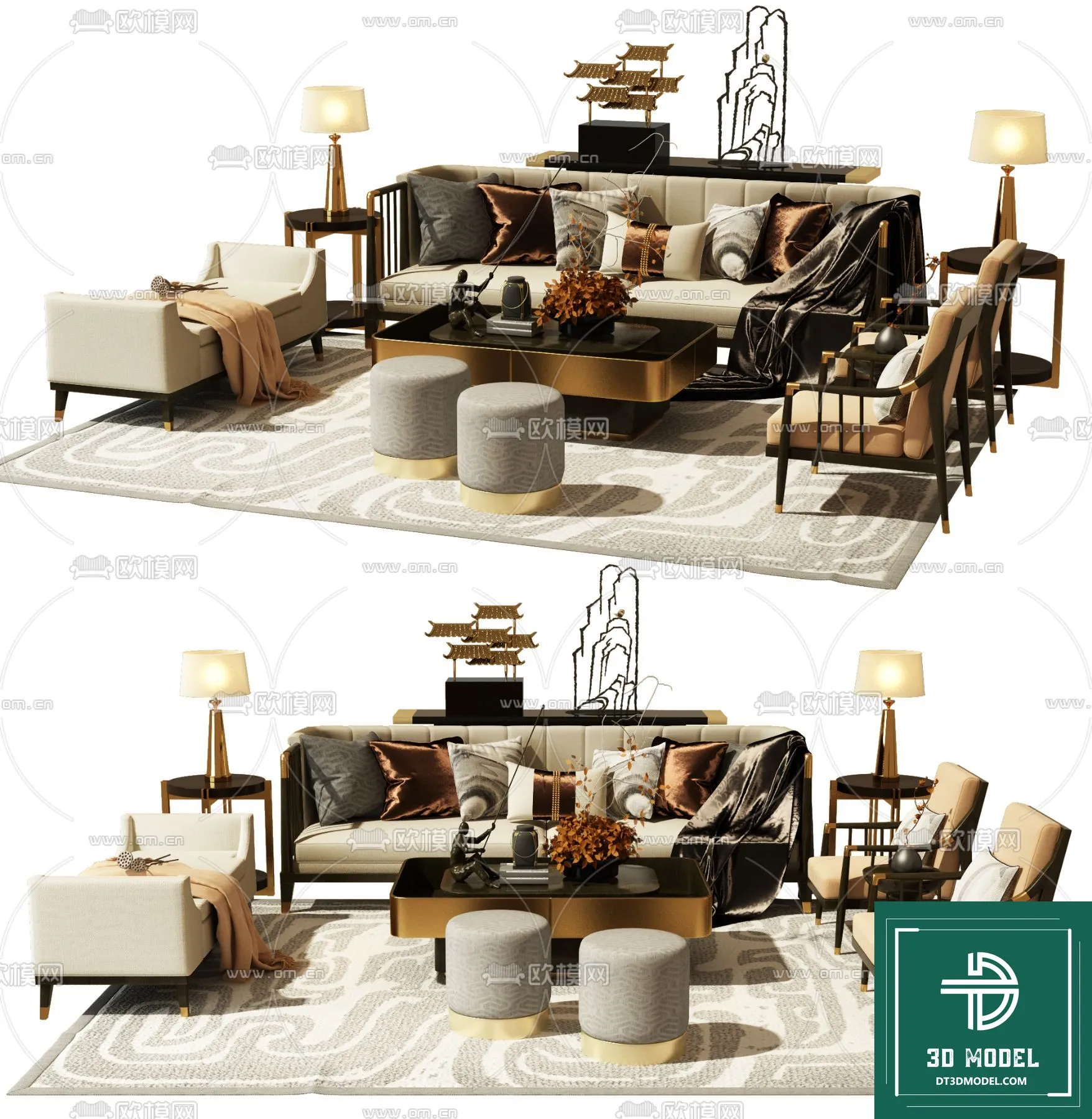 INDOCHINE STYLE – 3D MODELS – 507