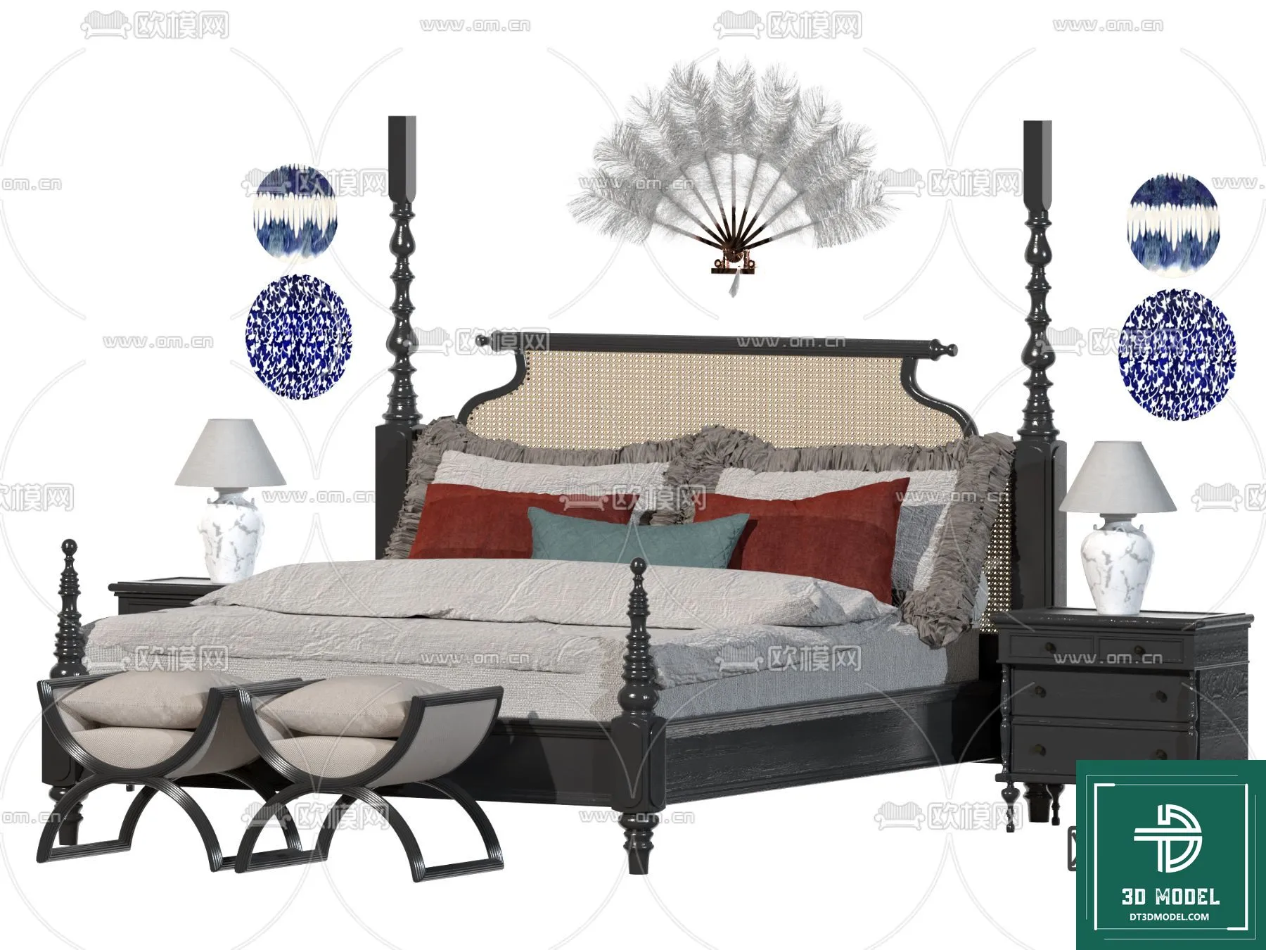 INDOCHINE STYLE – 3D MODELS – 594
