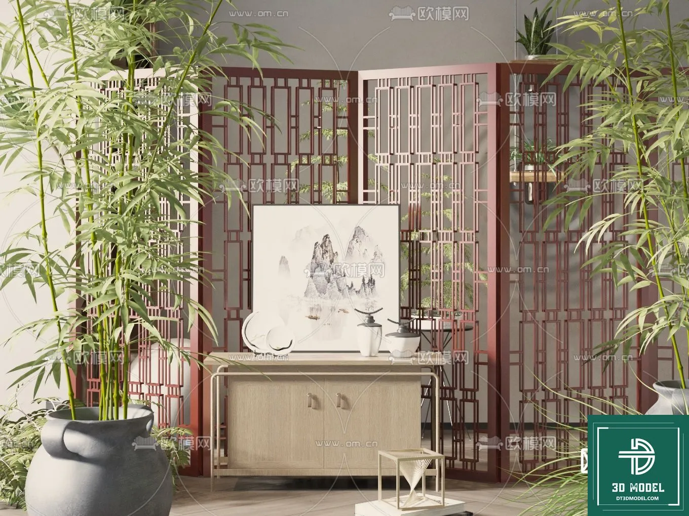 INDOCHINE STYLE – 3D MODELS – 655