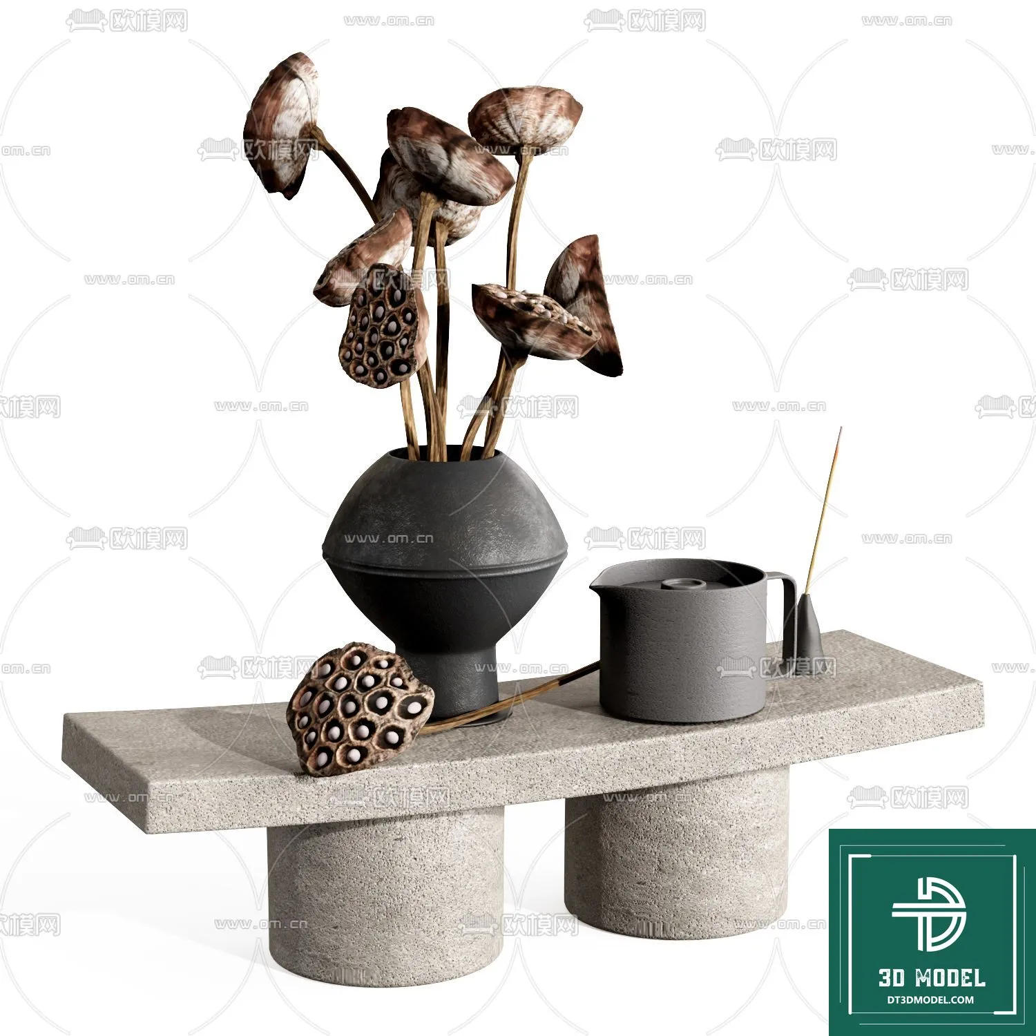 INDOCHINE STYLE – 3D MODELS – 729