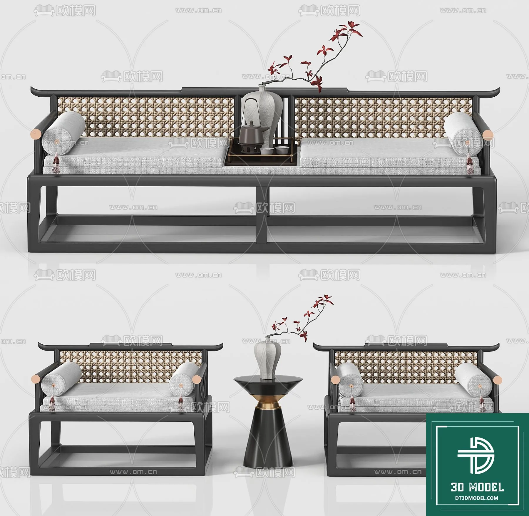 INDOCHINE STYLE – 3D MODELS – 732