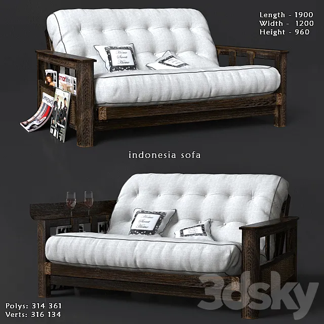 indonezia sofa 3DSMax File