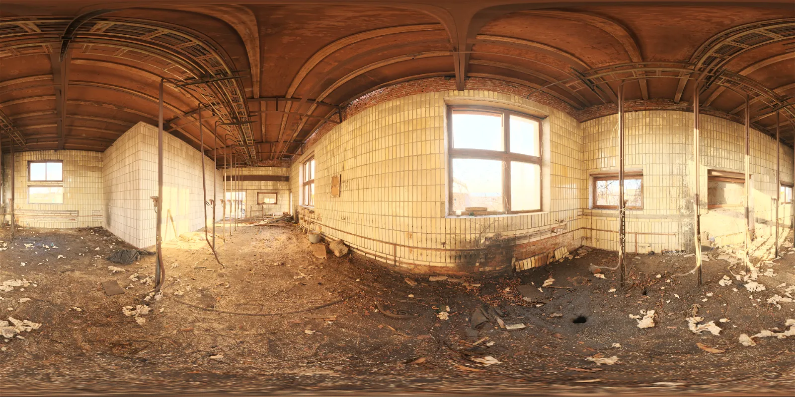 HDRI – Abandoned Tiled Room – urban