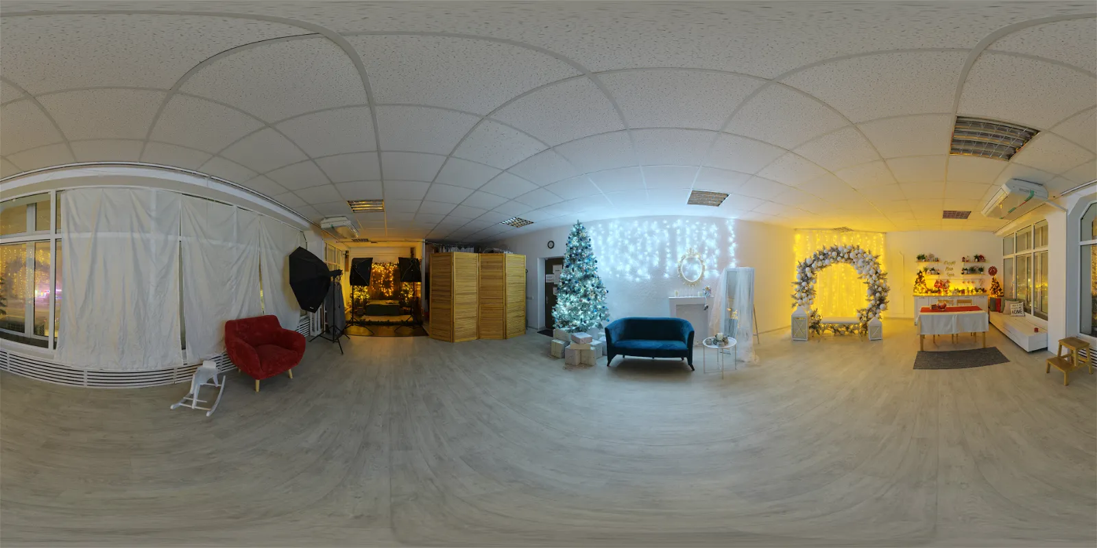 HDRI – Christmas Photo Studio 03 – studio