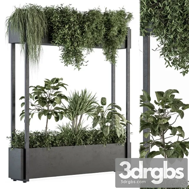 Indoor plant set 258 – plant box stand