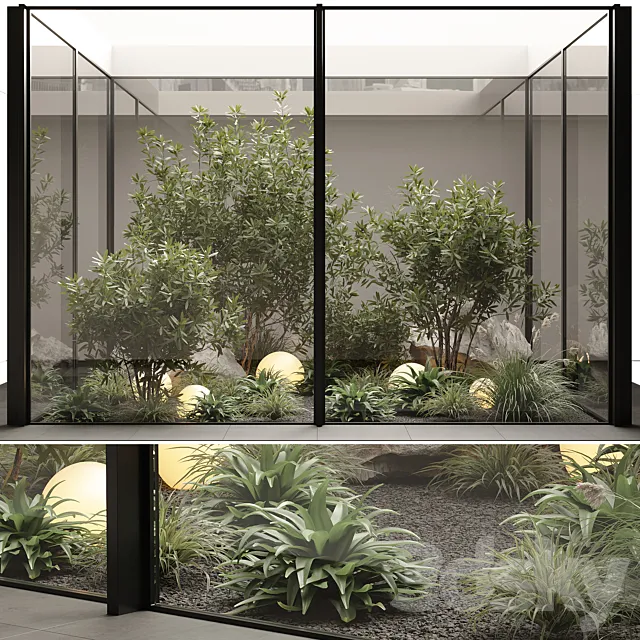 indoor plant set 70 3DS Max Model