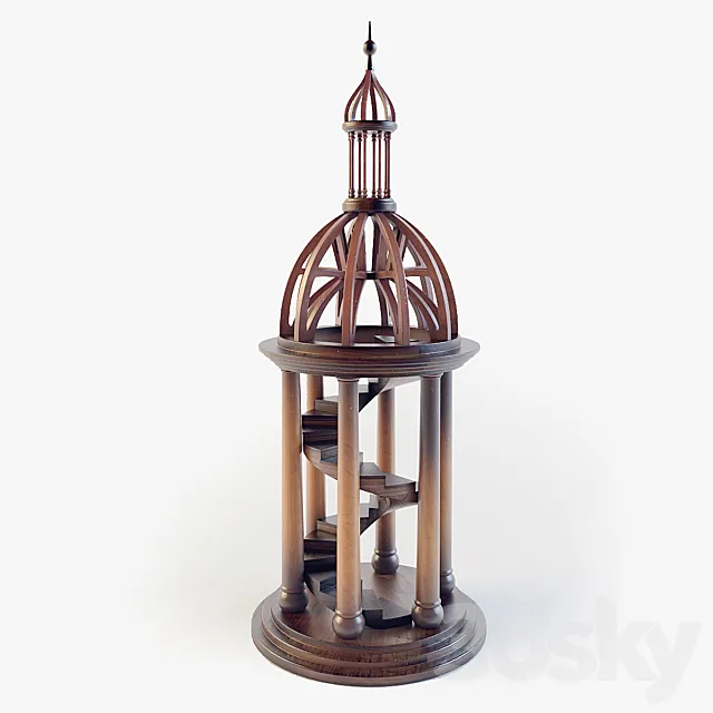 Indoor sculpture Authentic Models Bell Tower Antica 3ds Max