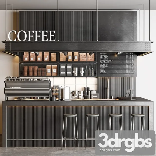 Industrial Coffee Shop 3dsmax Download