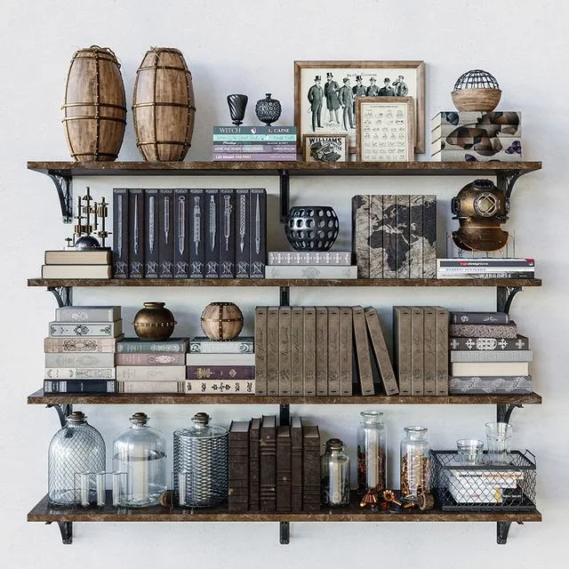 Industrial Decorative Set 3dsMax Model