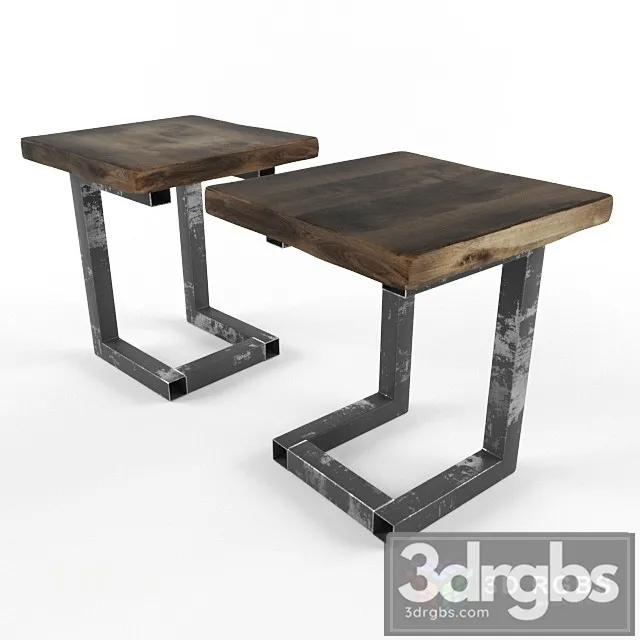 Industrial Steal Wood Chair 3dsmax Download