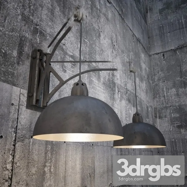 Industrial Wall Light 13 3dsmax Download