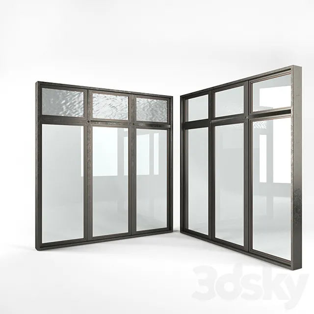 Industrial Window_2 3DS Max Model