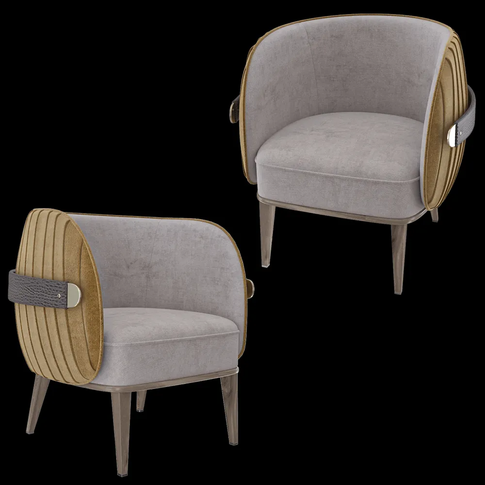 Inedito – Asnaghi – Armchair Audrey 3ds Max