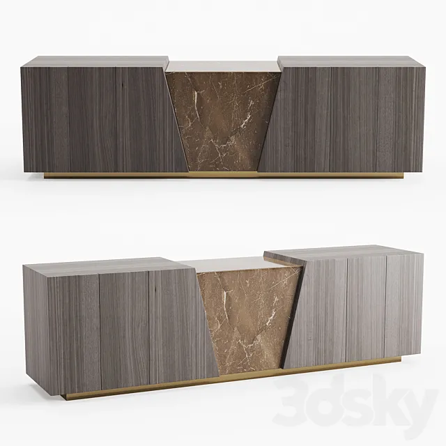 Inedito Asnaghi Horo Sideboard 3DSMax File