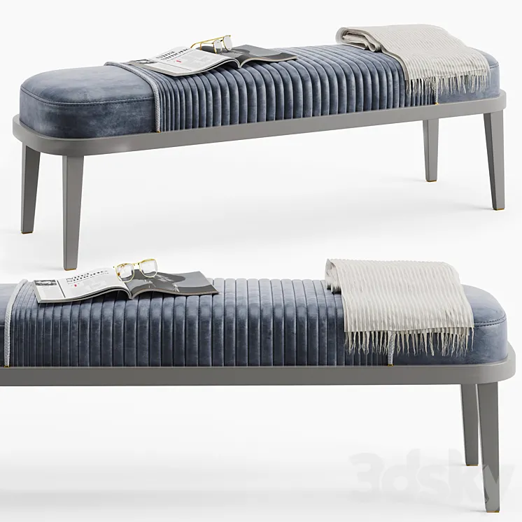 Inedito Asnaghi Marylin bench 3DS Max