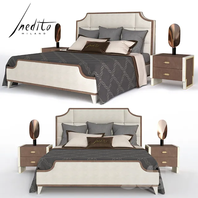 INEDITO MILANO TIFFANY BED 3DSMax File