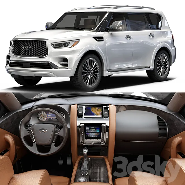 INFINITI_QX80 3DSMax File