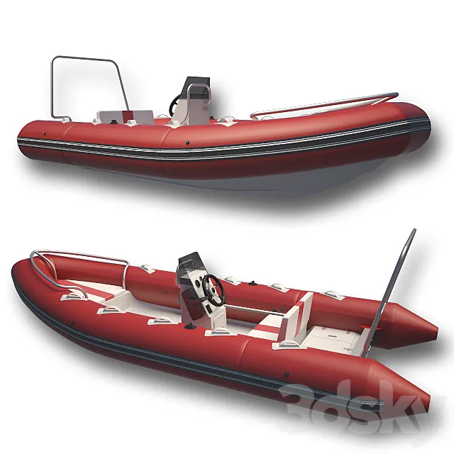 Inflatable boat inflatable boat 3DS Max Model