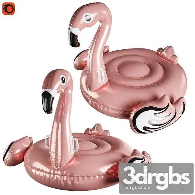 Inflatable flamingo circle 3dsmax Download