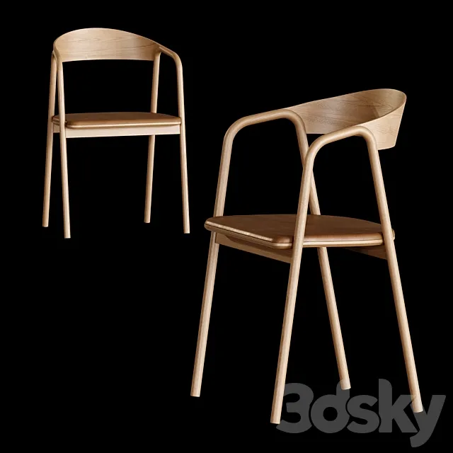 Inlay chair 3ds Max