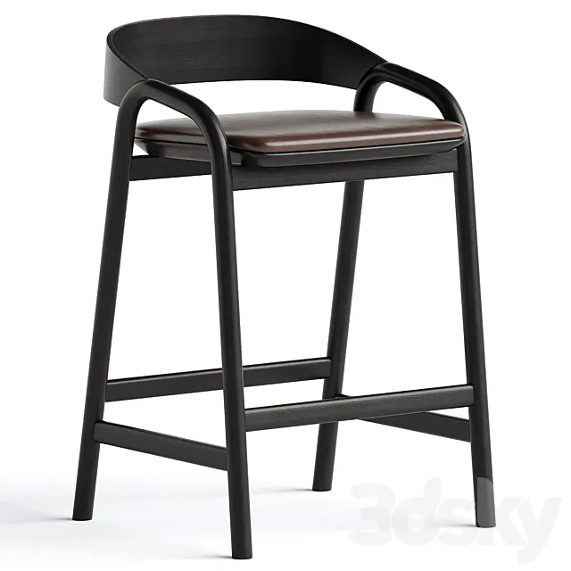 Inlay Counter Stool 3ds Max