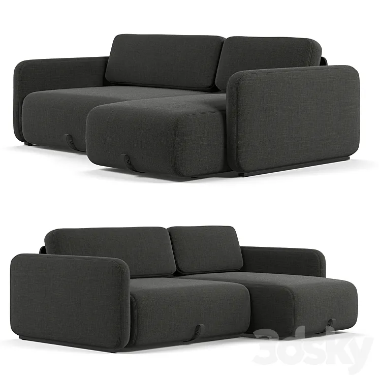 Innovation Living Vogan Lounger Sofa Bed 3DS Max Model
