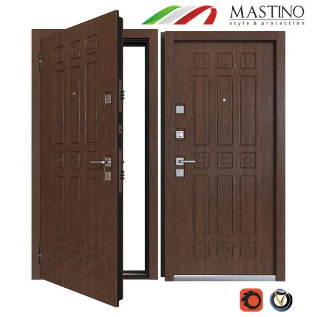Input metal door MASTINO NOVARA 3dsMax Model