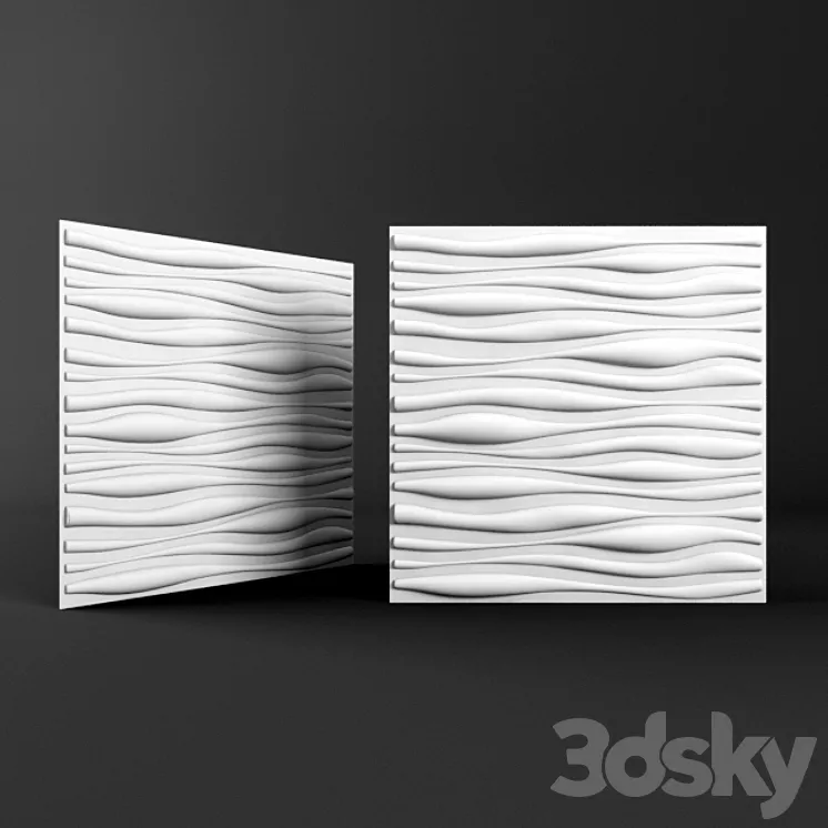 inreda2 3d panel (bamboo) 3DS Max