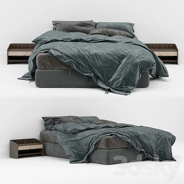 Inscoolgifts bed 3ds Max