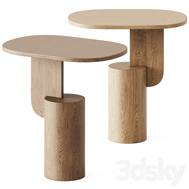Insert Side Table Wood by Ferm Living 3ds Max