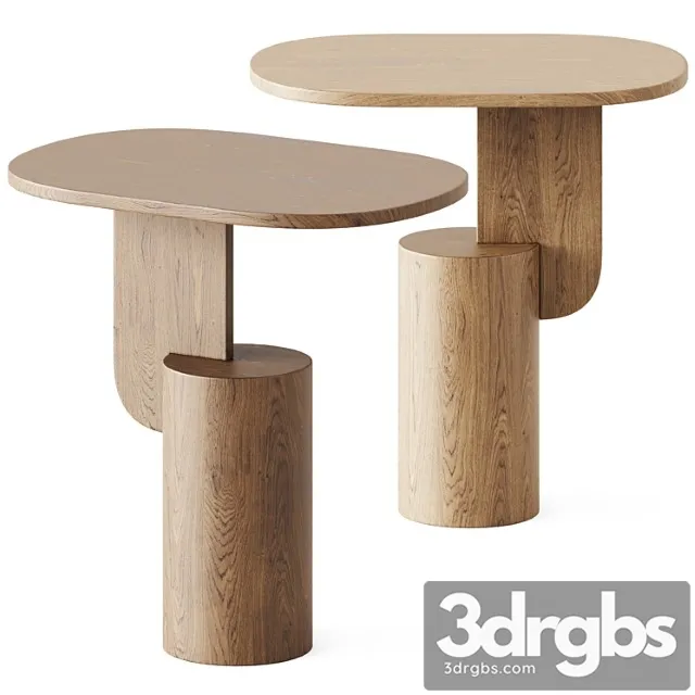 Insert side table wood by ferm living