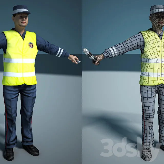 Inspector DPS 3DS Max Model