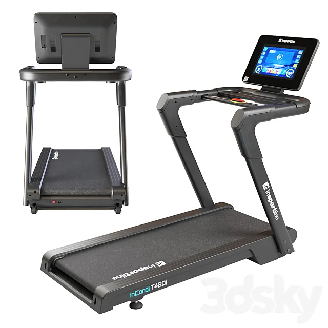 inSportline Incondi T420i Treadmill 3DS Max Model