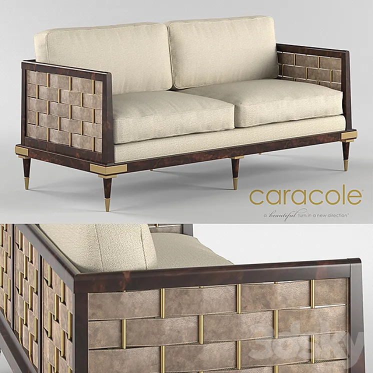 Inter-Woven Sofa by Caracole 3DS Max