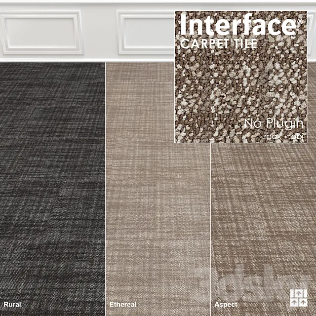 Interface Carpet Contemplation Texture No: 4 3DSMax File