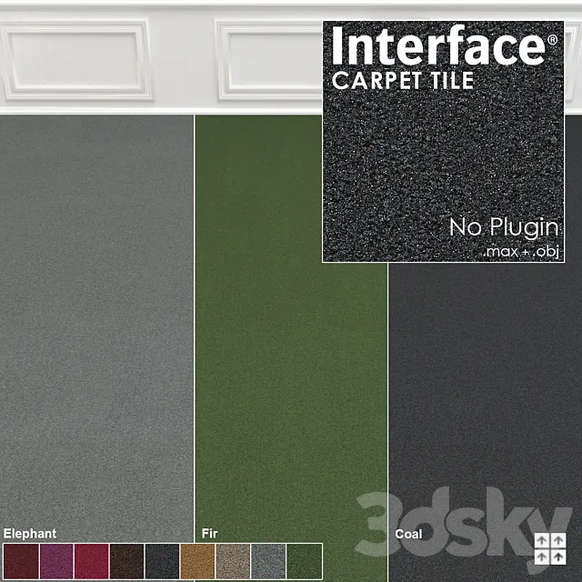 Interface Carpet Heuga No 1 3DSMax File