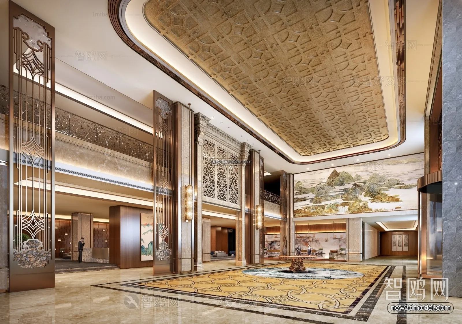 Interior 3D Model of Sales Office – 3D Scene – 079 – VRAY