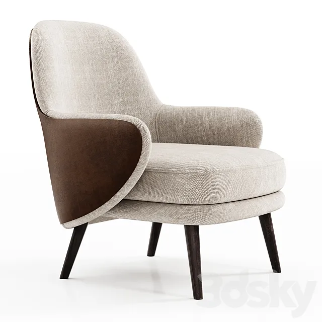 Interior chair Mason 3ds Max