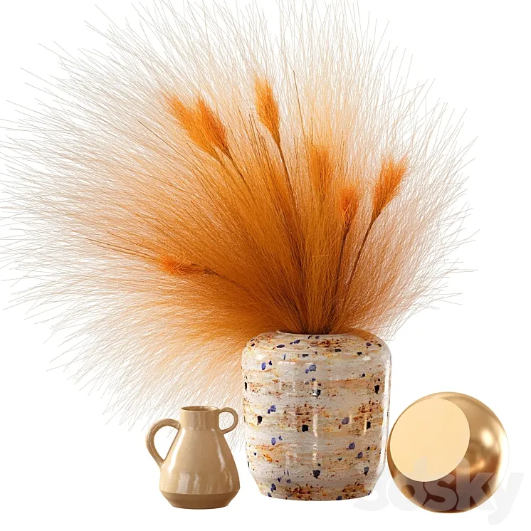 Interior decor set 3DS Max