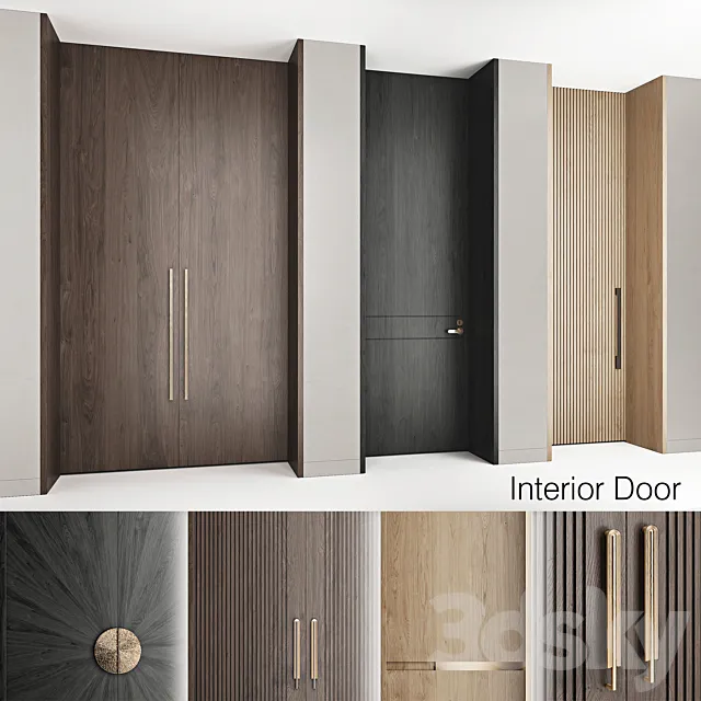 Interior Door 022 3DS Max Model