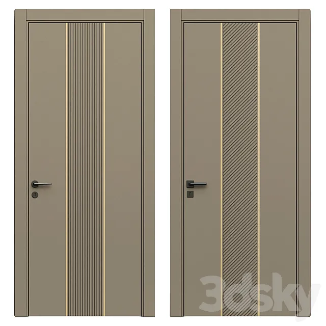 interior door 083 3ds Max